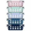 10pc Meal Prep Food Storage Container Set Pastels - multicolour