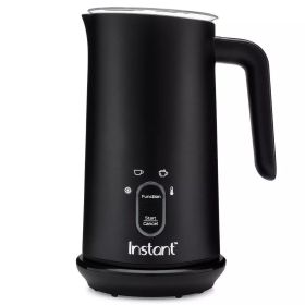 4-in-1 Milk Frother + Steamer - Black - Black