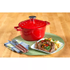5qt Cast Aluminum Dutch Oven - Red - Red