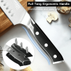Kitchen Knife Set, 3-piece Stainless Steel Chef Knife,Santoku Knife & Utility Knife