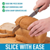 Zulay Kitchen Serrated Bread Knife Black - Zulay Kitchen