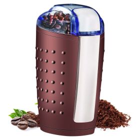5 Core Coffee Grinder ‚ 85 Gram Or 3 Ounces / 12 Cup Capacity ‚ One-Touch Automatic Electric Bean Spice Grinding Machine ‚ 150W Copper Motor