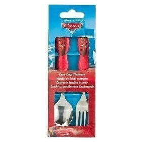 Disney Pixar Cars Movie Easy Grip Flatware Fork & Spoon by Zak Desgn - Disney