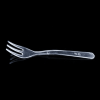Loreso Mini Plastic Clear Dessert Forks For Fruit Dessert and Frozen Cakes - Disposable, BPA Free, Reusable 3.8 Inches - Loreso