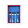Towle Everyday Antigua Frost Set of 4 Appetizer Forks - Towle