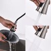 Pull Down Kitchen Faucet with Sprayer Stainless Steel Brushed Nickel - as Pic