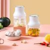 Household Small Electric Garlic Masher; Garlic Chopper; Wireless Vegetable Mincer; Portable Mini Food Processor; Kitchen Gadgets - Green