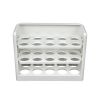 Refrigerator Egg Storage Box; Side Door Multi-layer Egg Tray For Refrigerator; Anti-fall Egg Tray; Kitchen Egg Rack - White