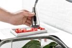 Single Handle High Arc Brushed Nickel Pull Out Kitchen Faucet,Single Level Stainless Steel Kitchen Sink Faucets with Pull Down Sprayer - as Pic