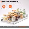 Pull Out Cabinet Organizer, Heavy Duty Slide Out Pantry Shelves, Chrome-Plated Steel Roll Out Drawers