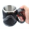 1pc Snake Coffee Mug Cup Cobra Drinking Cups, Stainless Steel Beer Mug Espresso Cup Beverage Mug For Milk Coffee Ice Cream Tea Juice - 550ml