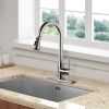Pull Down Kitchen Faucet with Sprayer Stainless Steel Brushed Nickel - as Pic