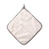Kitchen daily dish towel;  dish cloth;  kitchen rag;  non-stick oil;  thickened table cleaning cloth;  absorbent scouring pad - 25x25cm White - 10PC