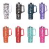 40oz Adventure Quencher Tumbler Thermos Vacuum Cups With Handle Stainless Steel Travel Water Cup Stay Ice Cold Car Coffee Mug - 1000-1500ml - 19