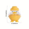 1pc; Large Whiskey Ice Cube Mold; Sphere Ice Cube Mold Tray With Lid; Silicone Ice Maker; Household Ice Cube Box; Kitchen Supplies - Yellow Duck
