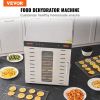 Food Dehydrator Machine, 10 Stainless Steel Trays, 1000W Electric Food Dryer with Digital Adjustable Timer & Temperature for Jerky, Herb, Meat,