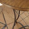 Adele - 5 Piece Dining Set With Counter Height Table - Dark Brown - as Pic