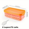 1pc Ice Tray Mold Honeycomb Silicone Ice Tray Hexagonal Ice Tray 37 Honeycomb Ice Trays - Blue