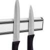 1pc Magnetic Knife Strips; Stainless Steel Magnetic Knife Bar - Use As Knife Holder; Knife Rack; Knife Strip; Kitchen Utensil Holder And Tool Holder -