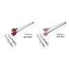1pc Silicone Small Clip; Kitchen Tongs; Square Sugar Ice Cube Silicone Meal Clip; 0.98"x5.71" - Red