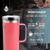 TAL Stainless Steel Mountaineer Travel Mug, Bright Pink, 20 fl oz - TAL