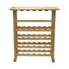 24-Bottle Wine Rack Natural - 83024