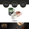 Thyme & Table Stackable Ceramic Coffee Mug, 11 fl oz, 4 Pack - Thyme & Table