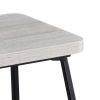 Carson - 3 Piece Dining Set - Pearl Silver - as Pic