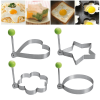 1pc Stainless Steel Fried Egg Pancake Shaper Omelette Rings Mold Mould Frying Egg Cooking Tools Kitchen Accessories Gadget - 1