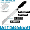 Zulay Kitchen Serrated Bread Knife Black - Zulay Kitchen