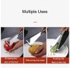 Multifunctional Apple Triangle Push Knife Potato Stainless Steel Fruit Knife Creative Carving