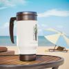 Black Irish Stainless Steel Travel Mug with Handle; 14oz - 14oz