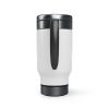 Black Irish Stainless Steel Travel Mug with Handle; 14oz - 14oz
