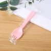 Disposable Plastic Spoons Forks For Cake Ice Cream Salad Fruit Dessert Soup  - 100pcs White