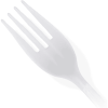 Comfy Package Heavy Duty Plastic Forks Bulk Disposable Cutlery Set, 400-Pack - Comfy Package