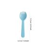 Disposable Plastic Spoons Forks For Cake Ice Cream Salad Fruit Dessert Soup  - 100pcs White