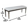 Linnett - 6 Piece Dining Set - Dark Gray - as Pic