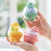 1pc; Large Whiskey Ice Cube Mold; Sphere Ice Cube Mold Tray With Lid; Silicone Ice Maker; Household Ice Cube Box; Kitchen Supplies - Yellow Duck