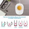 Coffee Mug Warmer Cup Warmer Auto Shut Off Coffee Tea Milk Electric Heater Pad Office Home Desk Coffee Mug Warmer - White