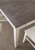 Cayla - 7 Piece Dining Set - White & Dark Brown - as Pic