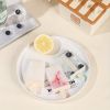 1pc Ice Cream Mold Household Food Grade Ice Cream Popsicle Mold Homemade Ice Cube Ice Tray Ice Cream Box - 4 Grid Ice Cream Molds