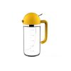 1pc 2-in-1 Oil Bottle Spray And Automatically Open Pour Olive Oil Gravy Boats Grill Sprayer Leak-proof Nozzle BBQ Kitchen Accessories - Blue