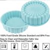 Silicone Round Pan Charlotte Cakes Baking Pan Sponge Flan  Silicone Molds - Green