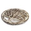 WILLART Wooden Tea Pot Trivet | Teapot Coaster | Kitchen; Table Decor; Accessory (Set of 2 Coasters) - 2-PC set