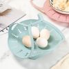 1pc Silicone Steamer Basket Air Holes Design With Feet And Handle For Pan Reusable Silicone Easy To Clean And Store Food Grade Material Steamer - Pink