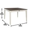 Cayla - 9 Piece Counter Height Dining Set - White - as Pic