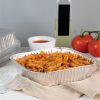 Disposable Aluminum Foil Meal Prep Cookware Square Pans, Oven, Toaster, Grill, Cooking, Roasting, Broiling
