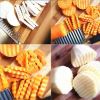 choWavy Cutter Stainless Steel Potato Chip Dough Vegetable Fruit Crinkle Wavy Knife Chopper Cutter