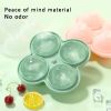 Create Perfectly Round Ice Cubes for Your Cocktails and Whiskey with this Large Silicone Ice Cube Tray! - 4 ice hockey with funnel - pink