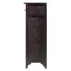 Ancona Modular Wine Cabinet with One Drawer; Glass Rack; X Shelf - 92745